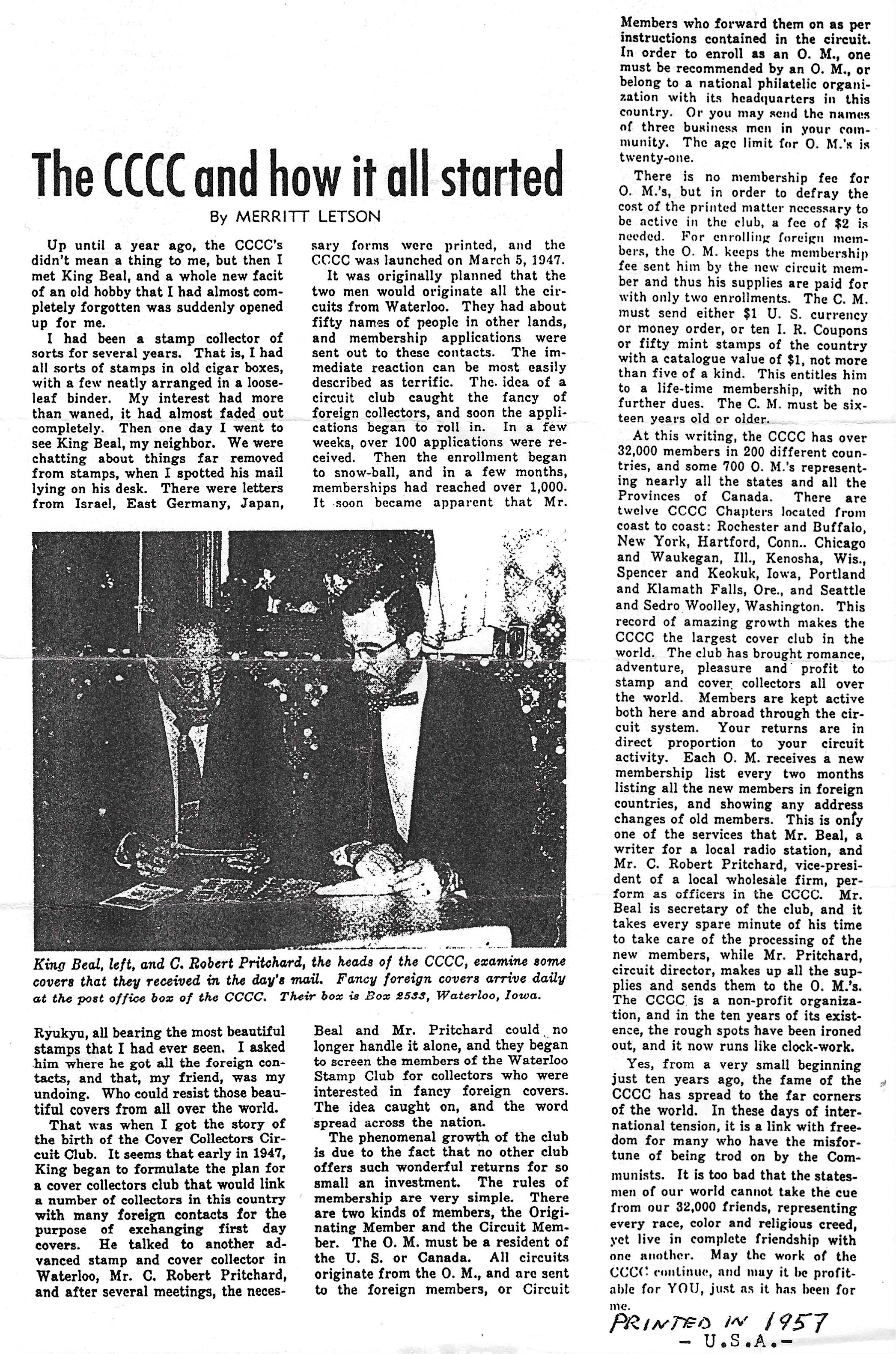 Newspaper Article